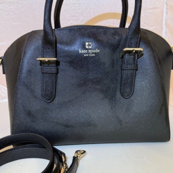 Kate Spade Doctor Bag Satchel & Crossbody Black - Picture 1 of 2
